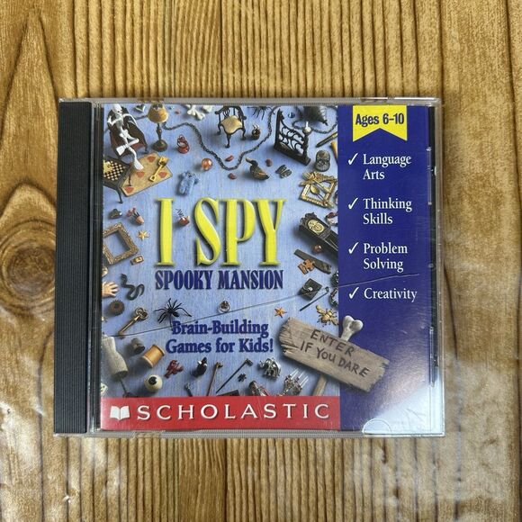I Spy Spooky Mansion: Puzzle Scholastic Game (PC CD-ROM, 1999) - Picture 1 of 8